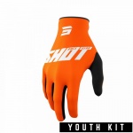 Shot 2022 Raw Gloves Burst Orange
